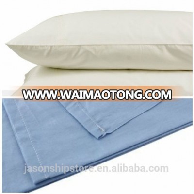 Marine Wholesale White Blue 100% Cotton Pillow Case